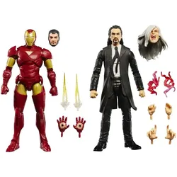 Hasbro Marvel Legends Actionfiguren 2er-Pack Iron Man (Extremis) & Marvel's Mandarin 15 cm