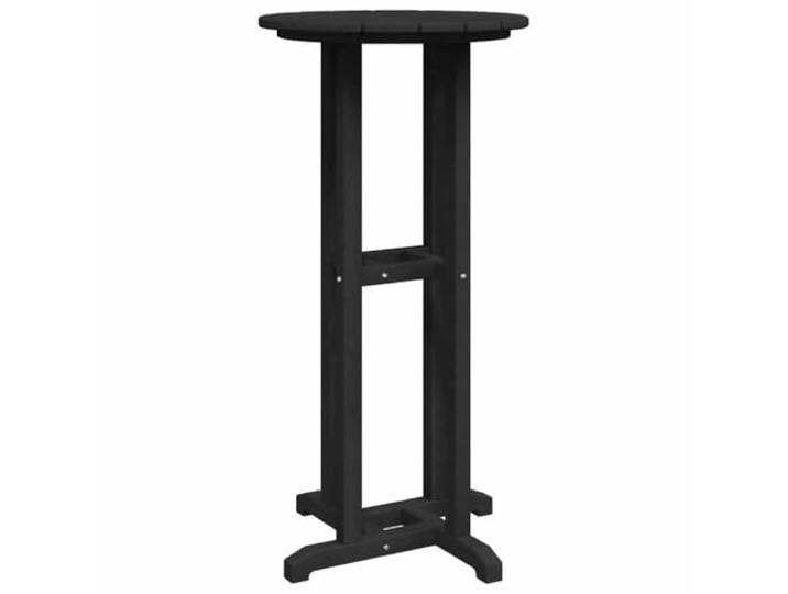 HBBMGYD Bartisch, rund, für den Außenbereich, 55 x 55 x 107 cm, Polyethylen Modernes Design, klare Linien, runde Form, stabiler Standfuß, für Garten und Terrasse, einfache Montage, pflegeleicht