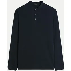 Henleyshirt CIBADO Blau S