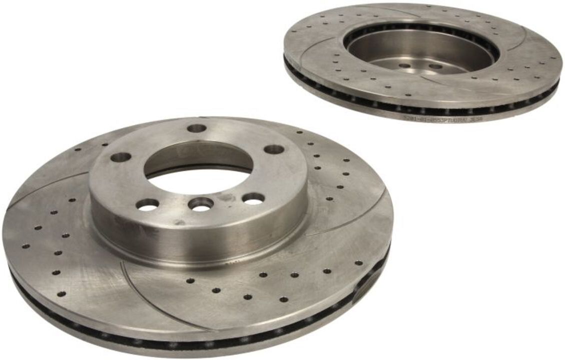 Speedmax Dischi freno 5201-01-0553PTUO, 2 Pezzo, senza patente stradale