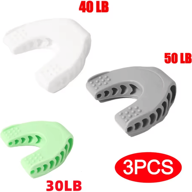 Inspire Curations Jaw Exerciser And Neck Toning Trainer Jawline Exercise Tool For Facial Muscle Workout 3pcs A
