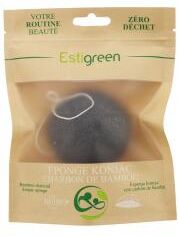 Estigreen Éponge Konjac Charbon - Sachet 1 éponge