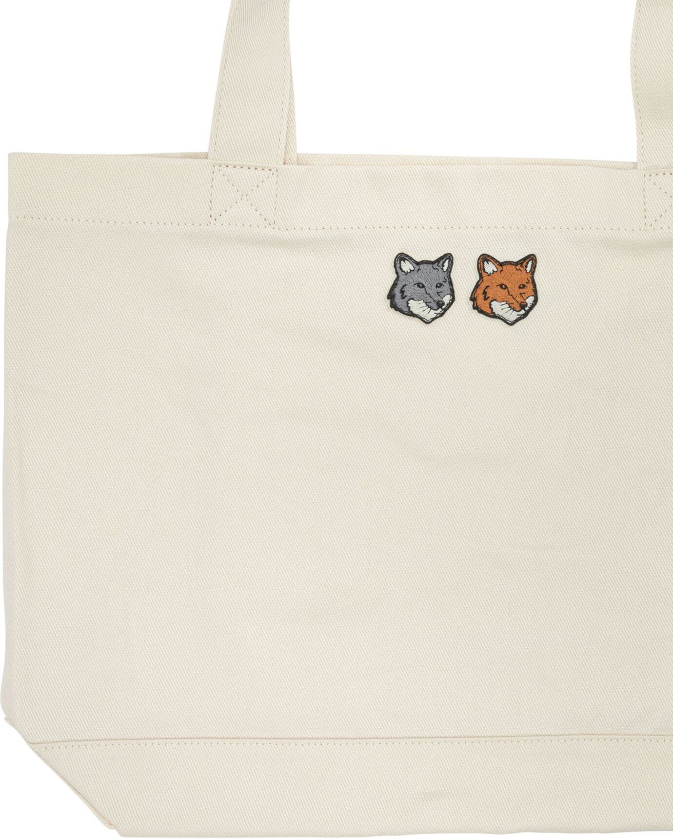 MAISON KITSUNÉ sac cabas homme beige Beige UNI