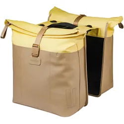 Basil Vive Doppeltasche beige / gelb