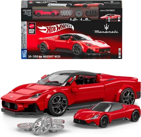 Mattel Brick Shop Hot Wheels Speed Series Maserati MC20
