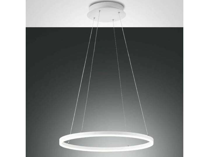 Fabas Luce Pendelleuchte Giotto - Weiß , 1 (ein) Clean, Minimal