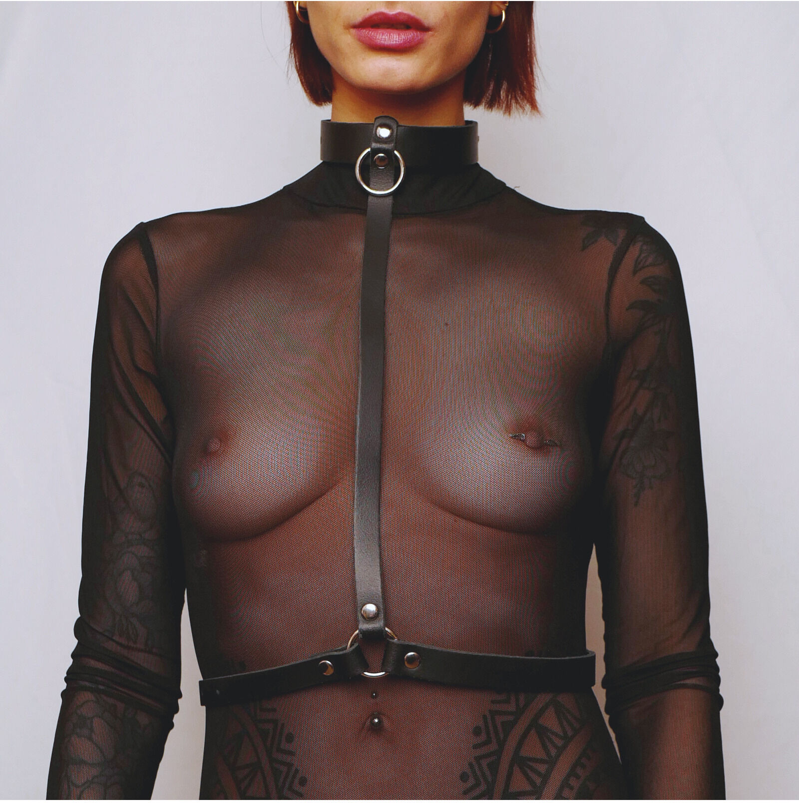 The Sinners Harnais de poitrine en cuir