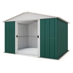 Yardmaster Metall-Gerätehaus "Bayern" Modell 108,grün,6,44 m2