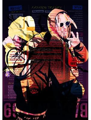 Inspire Select Suicideboys Vintage Canvas Poster Hip Hop Rap Album Wall Art Decor 9 16x24 In Unframed