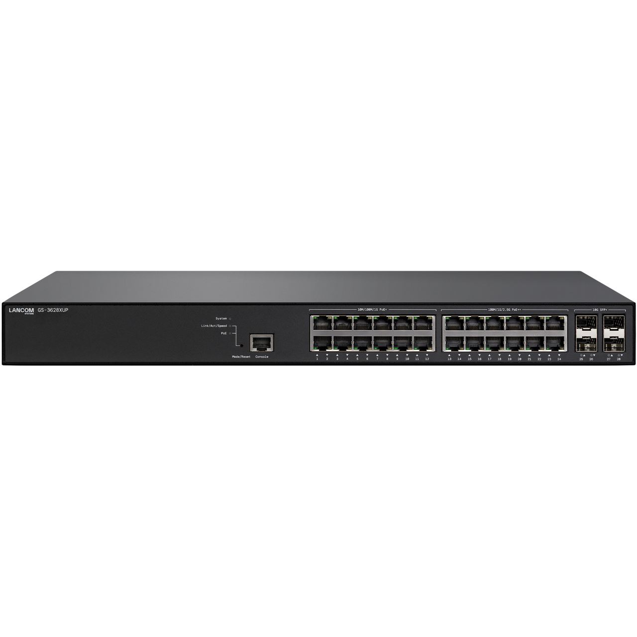 Lancom GS-3628XUP Managed L3-Lite multi-gigabit PoE++ access switch 12x 1GE PoE+