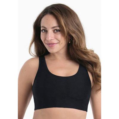 Crop-Bikini-Top ANITA SINCE 1886, Damen, Gr. L, N-Gr, schwarz, Obermaterial: 76% Polyamid, 24% Elasthan, Bikini-Oberteile, mit tiefem Rückenausschnitt
