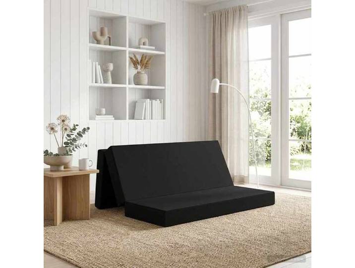 Moderne Canapé-lit pliable - 200x67x45 cm - Noir - Canapé convertible @FR 9815