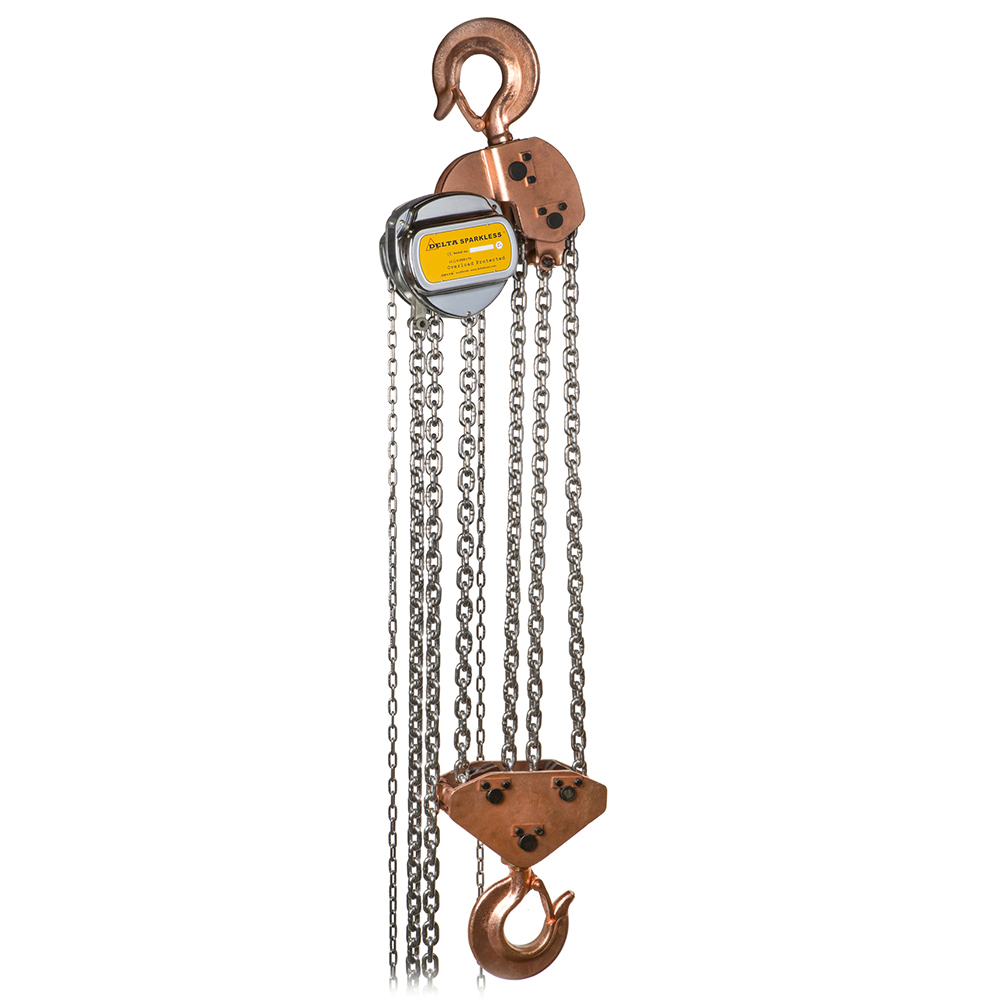 Delta Hoisting Delta Sparkless Stirnradkettenzug Tragkraft 10,0t Länge 6,0m
