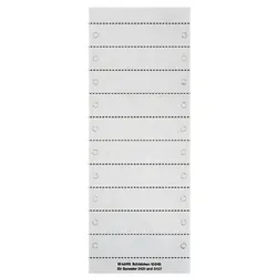 LEITZ Blanko-Schildchen 92x21mm weiß VE=50 Stück