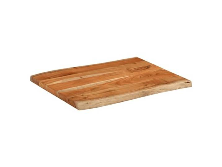 GKHPYURE Rechteckige Tischplatte 90 x 60 x 3,8 cm Akazienholz lebendige Massives Akazienholz, Oberfläche und leicht zu reinigende Oberfläche, privater und gewerblicher Gebrauch, nur Tischplatte