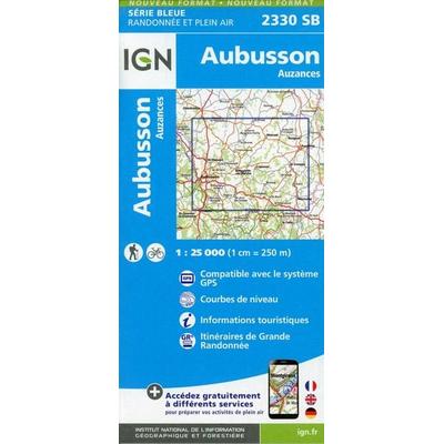 Aubusson.Auzances, von Collectif Ign, IGN Frankreich, 978-2-7585-4468-5