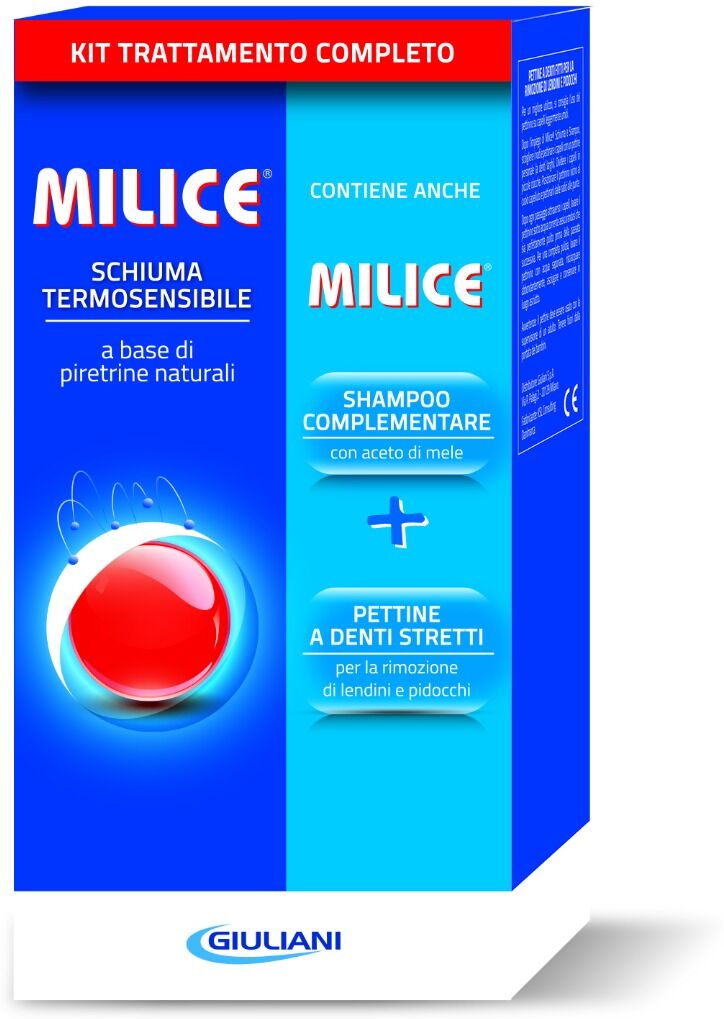 Milice Multipack Mousse + Shampoo Trattamento Antipidocchi