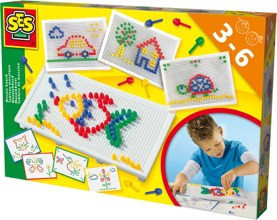 SES Creative 14848 Kinderspeelgoed met verschillende kleuren, 100 stuks