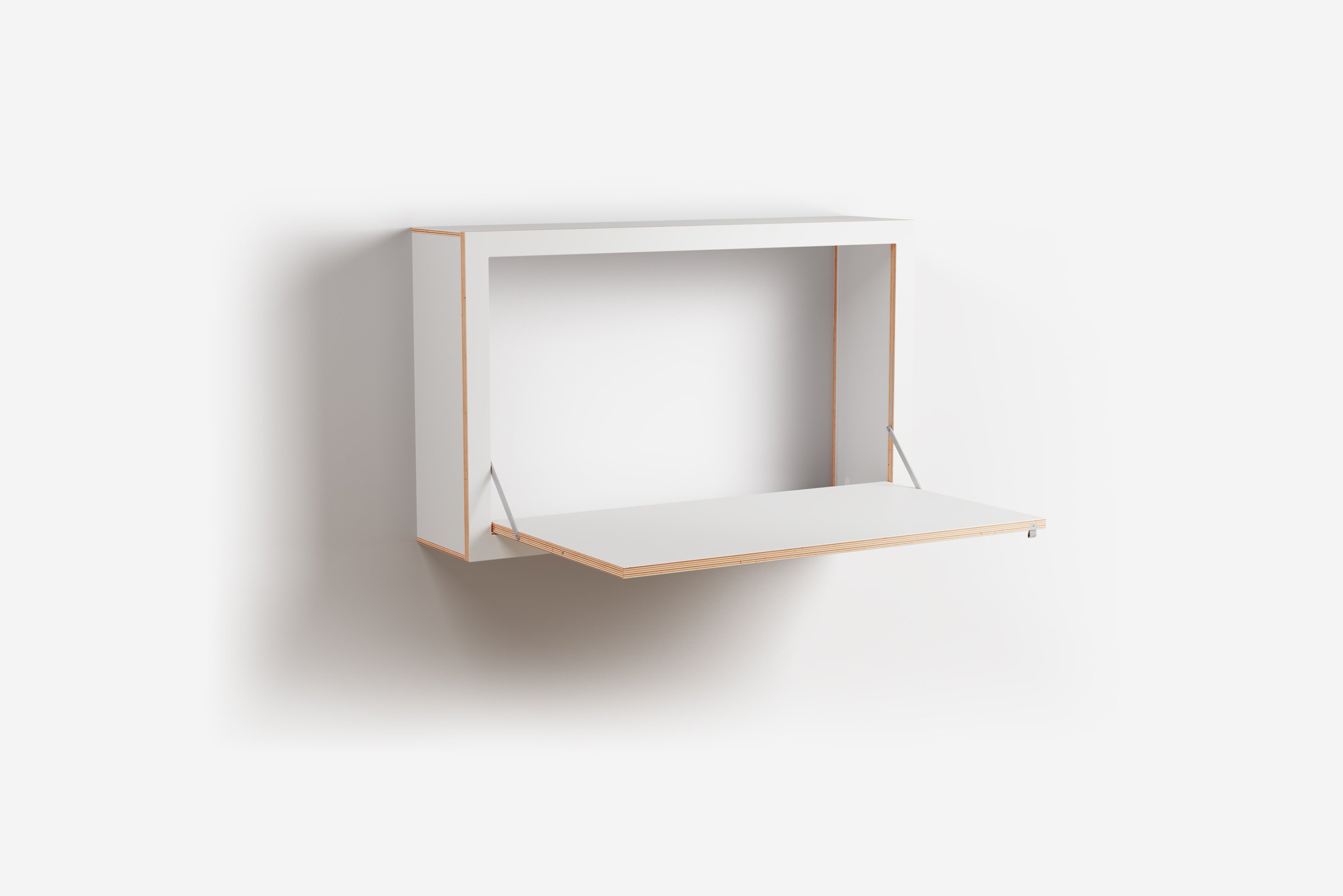 Ambivalenz Fläpps Box Sekretär 100x60x20 (weiß) weiß FL501902