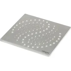 Viega Advantix Rost 492359 Visign RS4, 143 x 143 mm, Edelstahl massiv