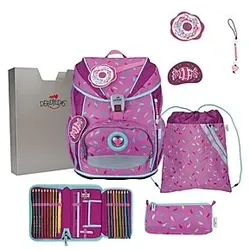 DerDieDas ErgoFlex Light Schulranzen Set Sweet Sprinkles 6-teilig