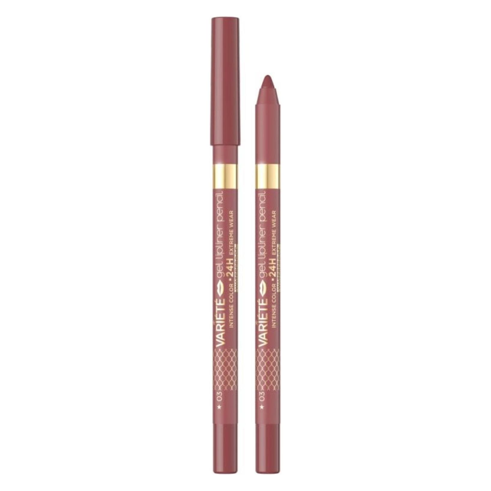 Eveline Variete Gel Lip Liner 03 (Altrosa, Dusty Rose, Staubige Rose) (5903416052494)