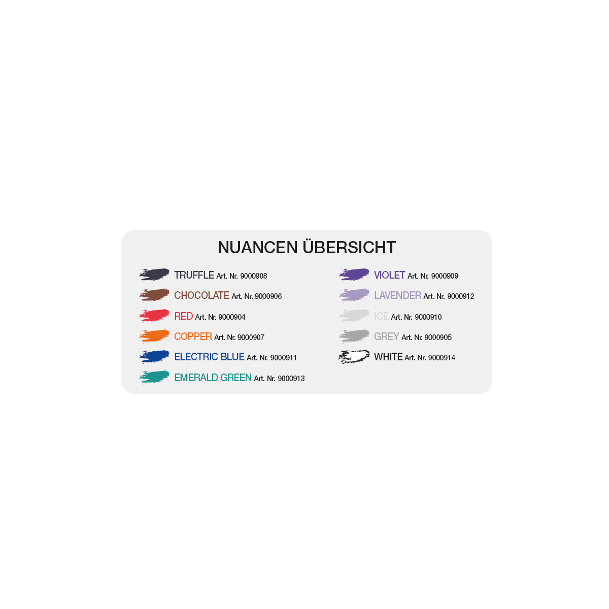H.S.A. Hair Styling Applications S.p.A. Nouvelle Farbkarte REV UP Color Chart Relaunch 2024
