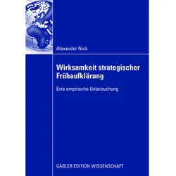 Wirksamkeit strategischer Frühaufklärung, Fachbücher von Alexander Nick