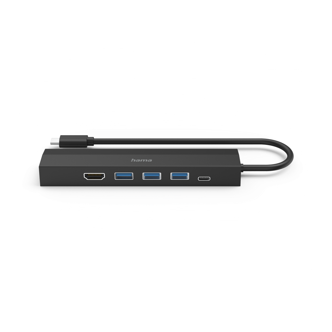 Hama 200144 USB-C Multiport-Adapter, schwarz