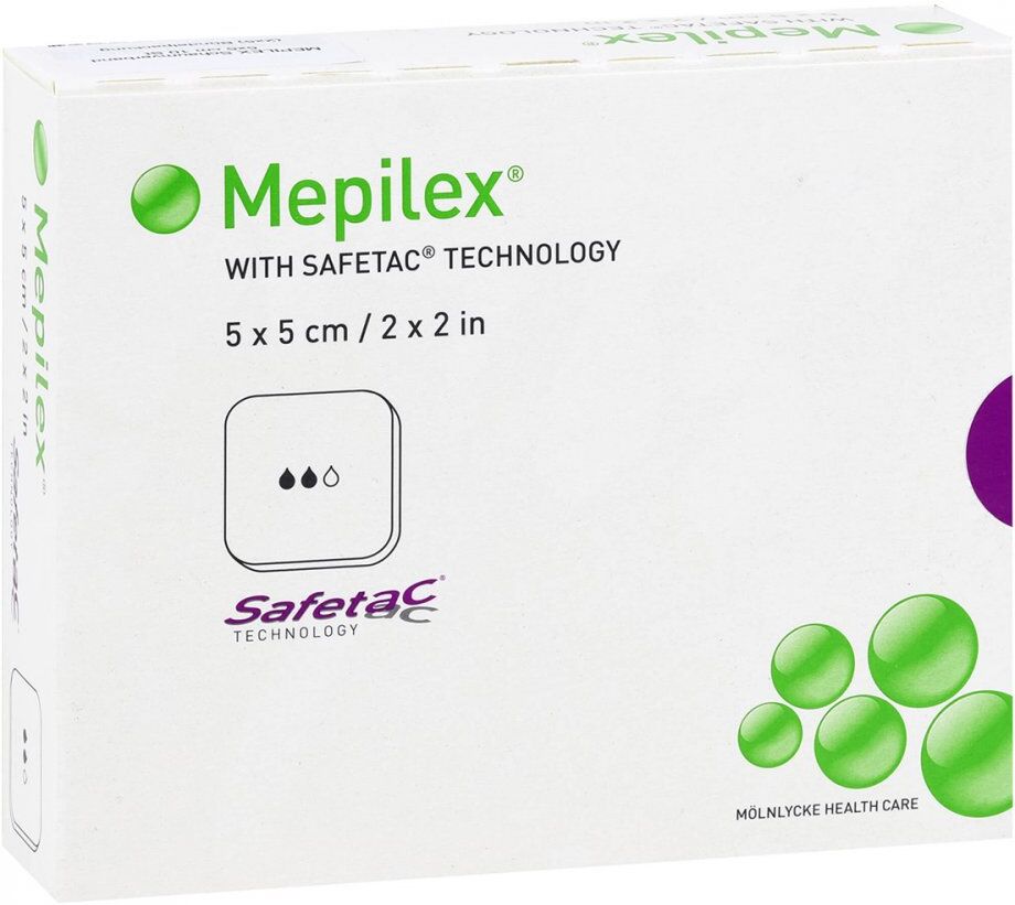 Mepilex 5x5 cm Schaumverband 5stk