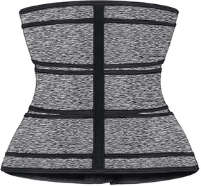 Inspire Essentials FlexCore Womens Waist Support Sauna Trainer Belt xxxl gray