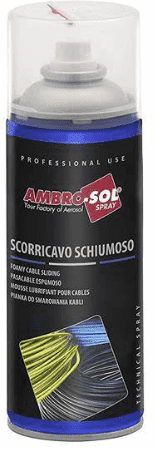 Ambrosol Scorricavo Schiumoso Per Cavi Elettrici Ambro-Sol 400ml - Fg26808