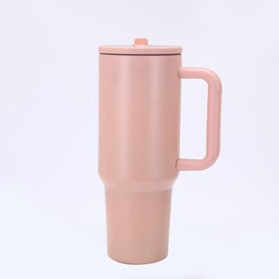 USA Free Shipping Shop Insulated Water Bottle With Handle & Straw Leakproof Stainless Steel Travel Tumbler pink