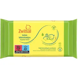 Zwitsal Baby Lotion Wipes for Normal Skin 65 Pieces