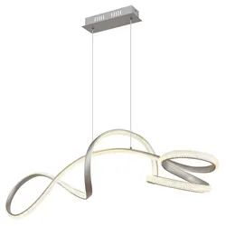 Pendellampe Hängeleuchte Esstischlampe LED Designlampe Wohnzimmerlampe H 120 cm