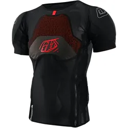 Troy Lee Designs Stage Ghost D3O Kurzarm Baselayer schwarz Größe L mit stoßdämpfender Protektor-Technologie