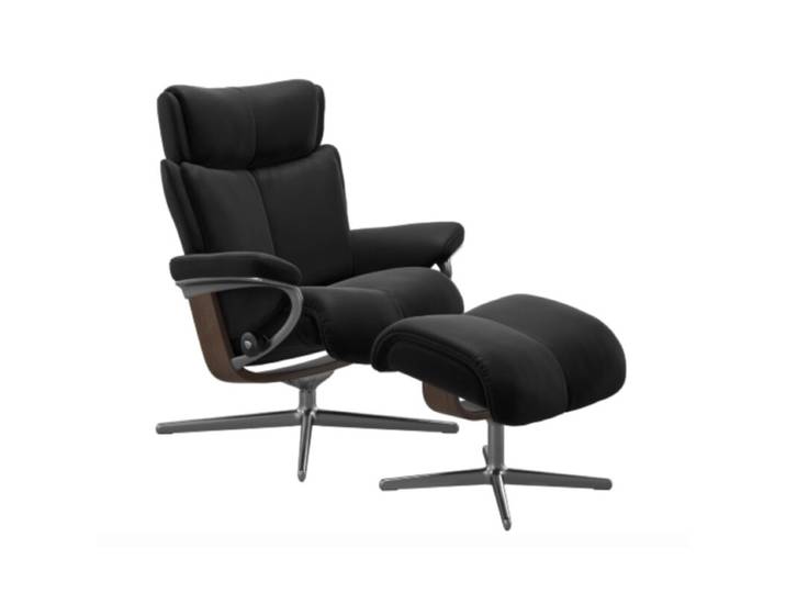 Stressless Magic M Cross Sessel wahlweise mit Hocker - Buche Hol