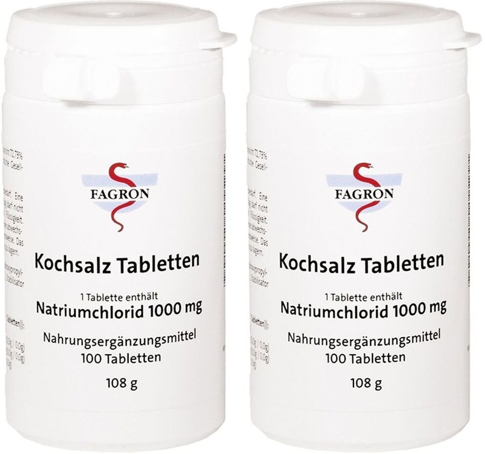 FAGRON Kochsalz 1000 mg Tabletten 2x 2x100 St