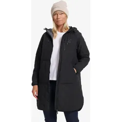 Tapa Long Quilt Jacket Damen Black, Größe:S - Winterjacken - Schwarz