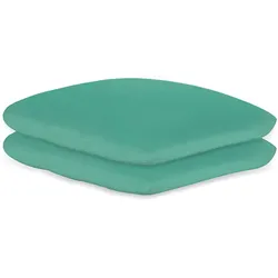 Kissenbezug aus Frottee jade 40 x 40 cm mit Reißverschluss 2 Stück