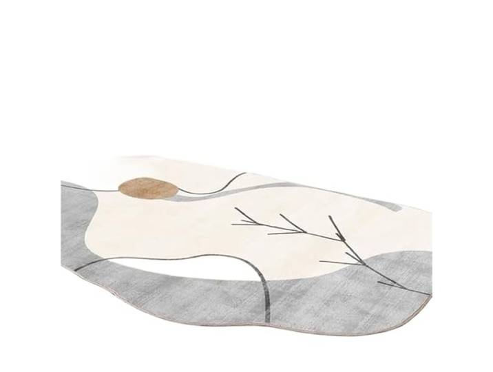 NJIEzhao Minimalistischer, unregelmäßiger Wohnzimmer-Dekorationsteppich Home Decor Schlafzimmer Nachttisch Teppich Große Fläche Matte Rutschfeste waschbare Teppiche(Color7,300x400cm)