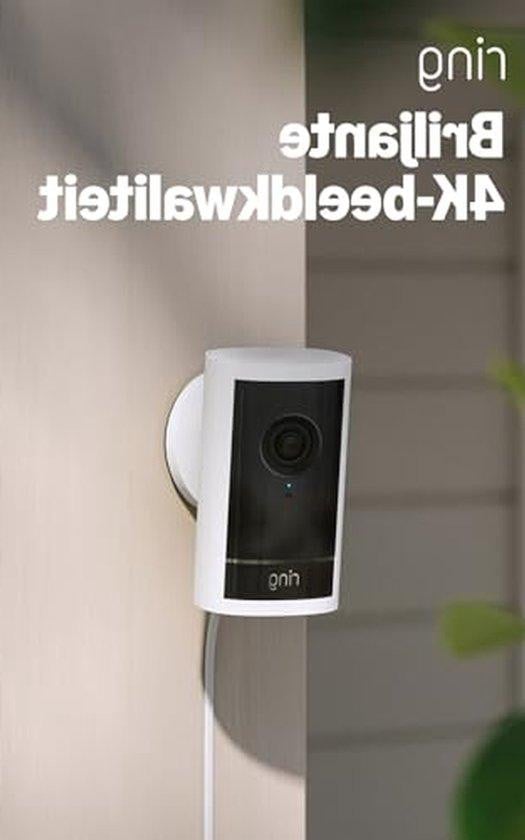 Ring Buitencamera Pro Beveiligingscamera 4K met 10x Zoom - Zwart