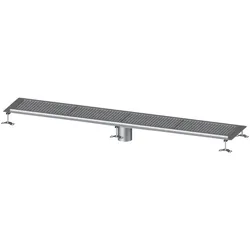 Kessel Ferrofix Kastenrinne 6030200 Edelstahl, 300x2063x65mm, Auslauf senkrecht