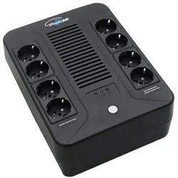 Eurocase EA280P 800VA LINE INTERACTIVE, RJ11, USB data (800 VA, 480 W, Line-Interaktiv USV), USV