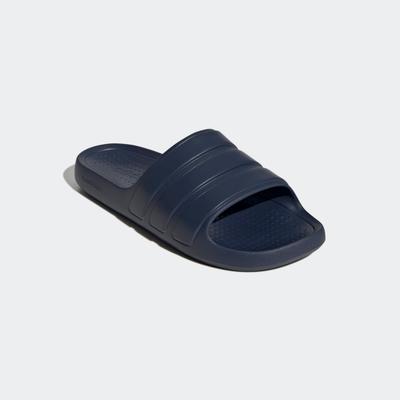 Badesandale ADIDAS SPORTSWEAR "FLOW ADILETTE", Damen, Gr. 38, blau (shadow navy, shadow navy, shadow navy), Synthetik, Schuhe, Badelatschen