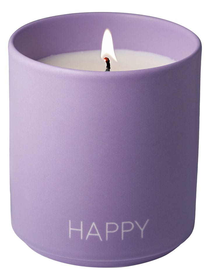 Design Letters Duftkerze ''Happy'' in Lila - 260 g - onesize