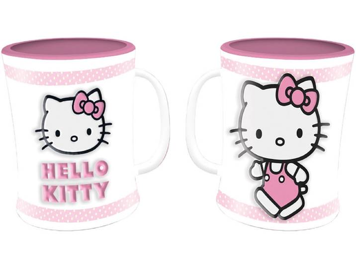Kaffeebecher HELLO KITTY 40cl keramik weiss 1 Stück