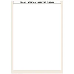 Brady, Etiketten, LaserTab Polyesteretiketten, A4-Bögen