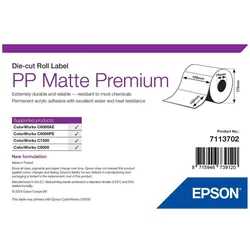 Epson, Etikettenrolle, Pp Matte Label Premium Die-Cut (105 mm)