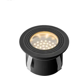 Lightpro Bodeneinbaustrahler Onyx 60 RA 12V mit anthrazitfarbenen Ring 23 lm